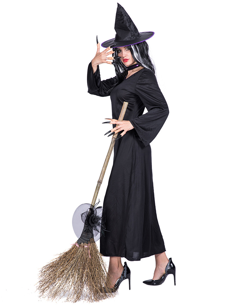 F1868 Classic Womens Elegant Witch Costume